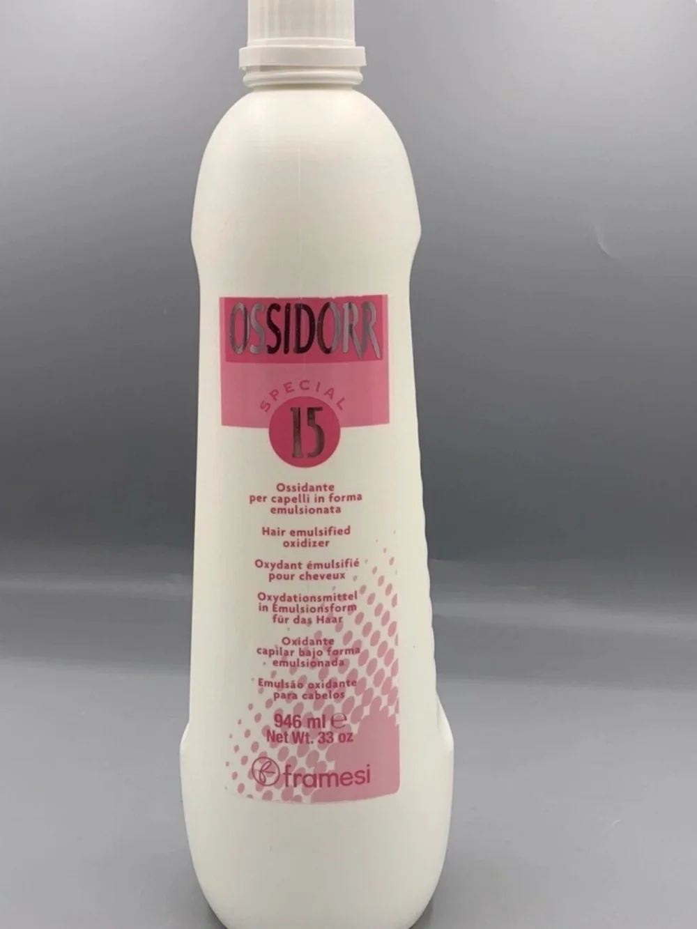 Framesi Professional Ossidorr 15 Volume Hair Emusified Oxidizer Developer  32 oz